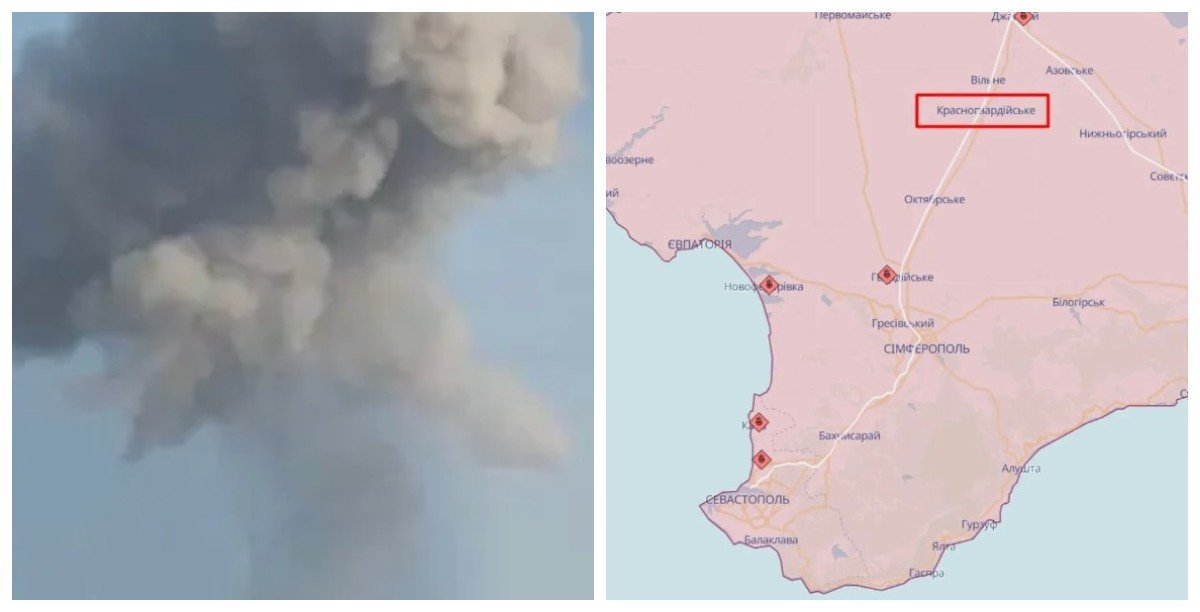 У Криму вранці знову прогриміли вибухи: окупанти заявила про “атаку БПЛА” і влучання в склад БК. Фото й відео У Криму вранці знову прогриміли вибухи: окупанти заявила про “атаку БПЛА” і влучання в склад БК. Фото й відео