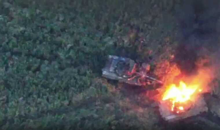 Українські воїни батальйону “Свобода” на Сіверському напрямку знищили два ворожі танки Українські воїни батальйону “Свобода” на Сіверському напрямку знищили два ворожі танки