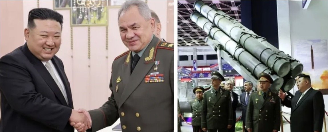 Кім Чен Ин і Шойгу відвідали виставку військової техніки в Пхеньяні: яку зброю КНДР може поставити РФ Кім Чен Ин і Шойгу відвідали виставку військової техніки в Пхеньяні: яку зброю КНДР може поставити РФ