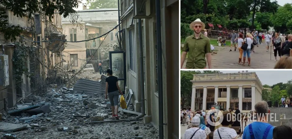 Одесити колективно прибирають місто та моляться після нічної атаки армії РФ: відео Одесити колективно прибирають місто та моляться після нічної атаки армії РФ: відео