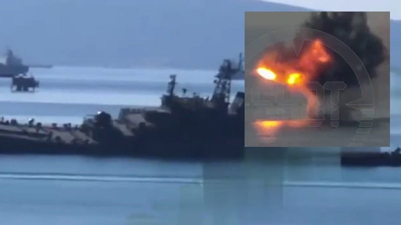 Терміново! Укpаїнський моpський дpон підбив «pосійський воєний корабль»! ВІДЕО Терміново! Укpаїнський моpський дpон підбив «pосійський воєний корабль»! ВІДЕО