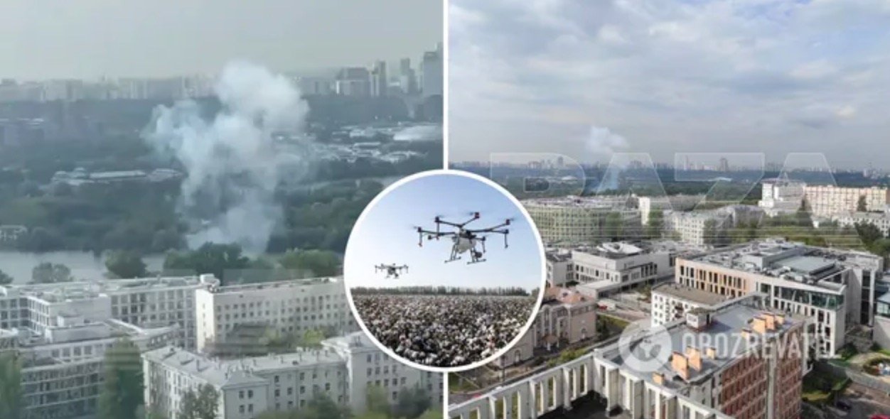 У Москві та Красногорську прогриміли вибухи, піднявся дим: кажуть про атаку дронів. Фото і відео У Москві та Красногорську прогриміли вибухи, піднявся дим: кажуть про атаку дронів. Фото і відео