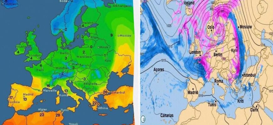 Незабаром погода різко зміниться: німецькі синоптики радять українцям приготуватися Незабаром погода різко зміниться: німецькі синоптики радять українцям приготуватися