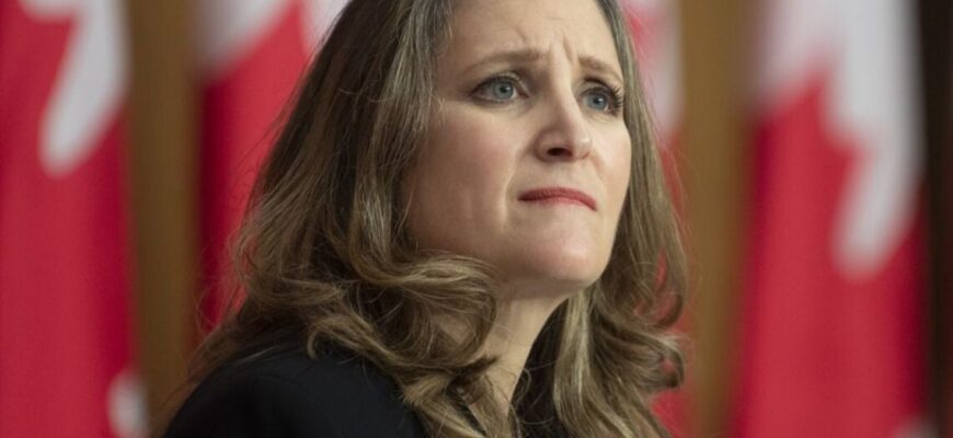 Христя Фріланд з українським корінням може стати прем’єром Канади – Bloomberg Христя Фріланд з українським корінням може стати прем’єром Канади – Bloomberg