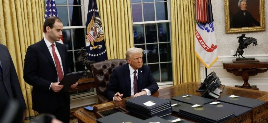 Перші укази Трампа про міжнародну допомогу: ЗМІ повідомили хорошу новину для України Перші укази Трампа про міжнародну допомогу: ЗМІ повідомили хорошу новину для України