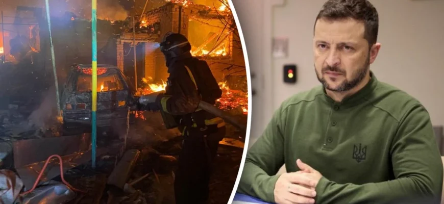 “Знову звичайний житловий будинок”: Зеленський вийшов із заявою після атаки по Україні “Знову звичайний житловий будинок”: Зеленський вийшов із заявою після атаки по Україні
