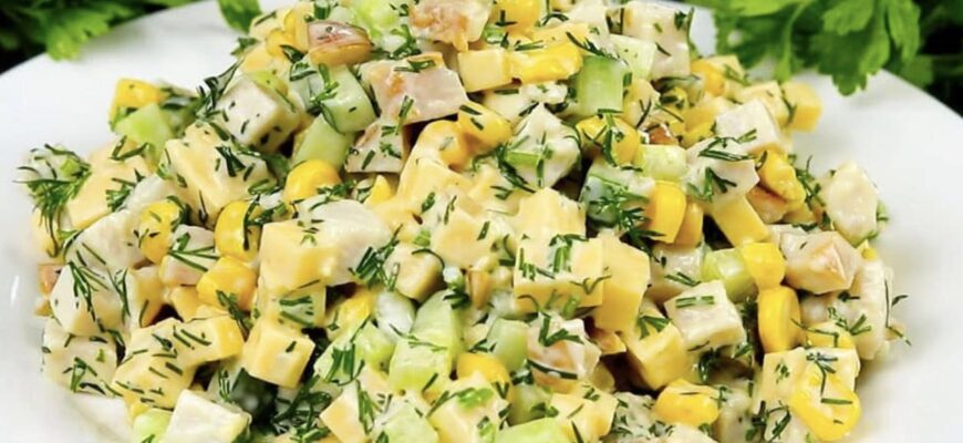 Салат «Галя» – за 4 хвилини із 4 продуктів. Нічого варити і смажити не потрібно Салат «Галя» – за 4 хвилини із 4 продуктів. Нічого варити і смажити не потрібно