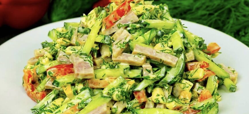 Салат “Танюша”: Сусідка по дачі навчила. Салат, який буду готувати все Літо Салат “Танюша”: Сусідка по дачі навчила. Салат, який буду готувати все Літо