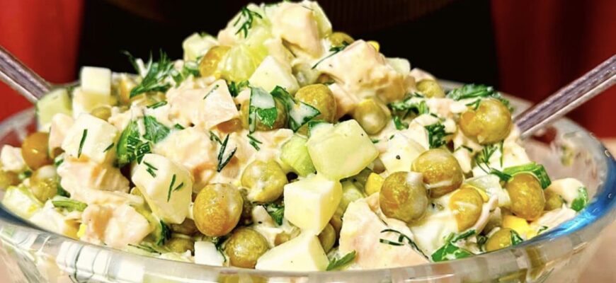 Дешевший і смачніший за Олівʼє! Салат “Оленка” за 2 хв – Всього 4 простих продукти Дешевший і смачніший за Олівʼє! Салат “Оленка” за 2 хв – Всього 4 простих продукти