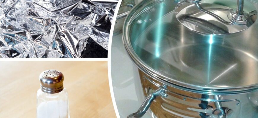 Іржаві та підгорілі каструлі тепер блищать, мов зірка в небі: 1 шматок фольги й сіль – ось що рятує посуд Іржаві та підгорілі каструлі тепер блищать, мов зірка в небі: 1 шматок фольги й сіль – ось що рятує посуд