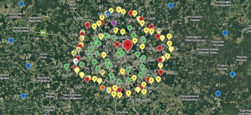 “Кільце страху” Путіна: журналіст показав мережу ППО, яка охороняє “еліту” Кремля “Кільце страху” Путіна: журналіст показав мережу ППО, яка охороняє “еліту” Кремля