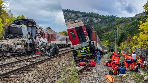 Зіткнення потягів у Словаччині: Серед постраждалих є українець Зіткнення потягів у Словаччині: Серед постраждалих є українець