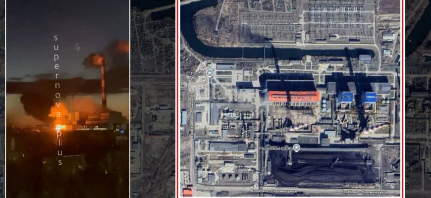 Невідомі дрони вночі підірвали два блоки Рязанської ГРЕС – зникло опалення та гаряча вода Невідомі дрони вночі підірвали два блоки Рязанської ГРЕС – зникло опалення та гаряча вода