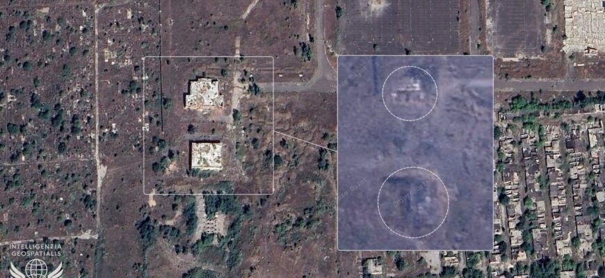 Атака ЗСУ на склад “Шахедів” у Донецьку: з’явилися супутникові знімки втрат ворога Атака ЗСУ на склад “Шахедів” у Донецьку: з’явилися супутникові знімки втрат ворога