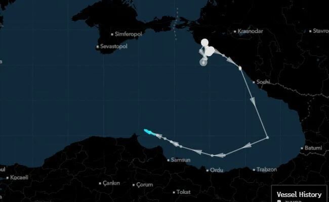Нафтові танкери РФ ховаються біля берегів Грузії та Туреччини від українських морських дронів – Bloomberg Нафтові танкери РФ ховаються біля берегів Грузії та Туреччини від українських морських дронів – Bloomberg