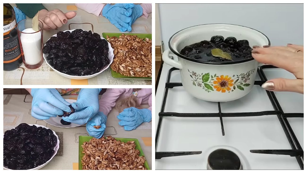 Кулінари поділилися рецептом сливи з горіхами у червоному вині