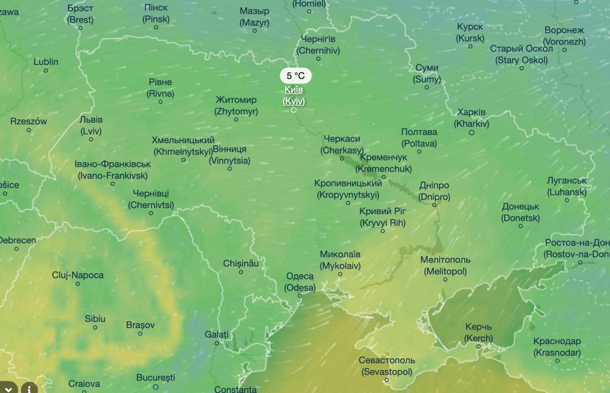 Україну скують морози до -8°С: названо дату різкого похолодання