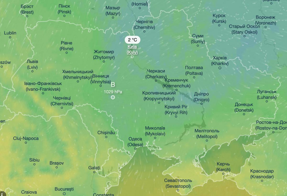 Україну скують морози до -8°С: названо дату різкого похолодання