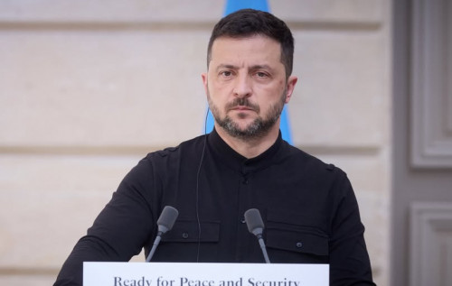 Ні де-юре, ні де-факто ми не визнаємо Донбас "російським", – Зеленський Ні де-юре, ні де-факто ми не визнаємо Донбас "російським", – Зеленський