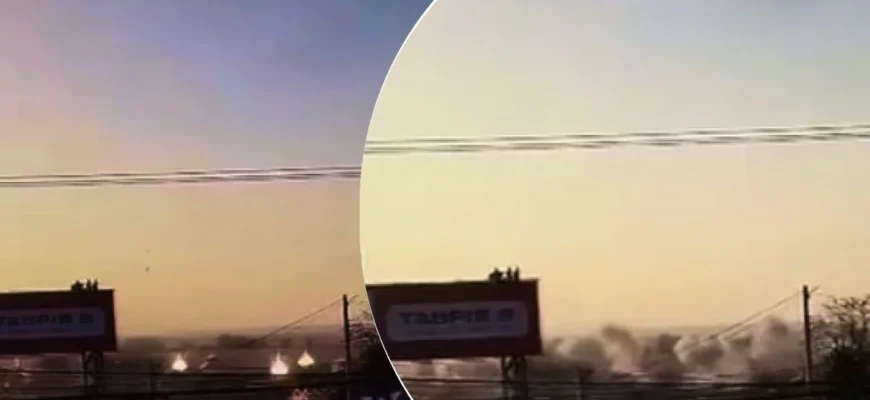 За секунду купа вибухів: росіяни влупили касетним “Іскандером” по мосту, наслідки критичні За секунду купа вибухів: росіяни влупили касетним “Іскандером” по мосту, наслідки критичні