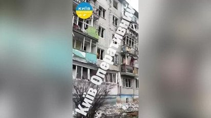 Наслідки атаки ворожих дронів у Святошинському районі Києва Наслідки атаки ворожих дронів у Святошинському районі Києва