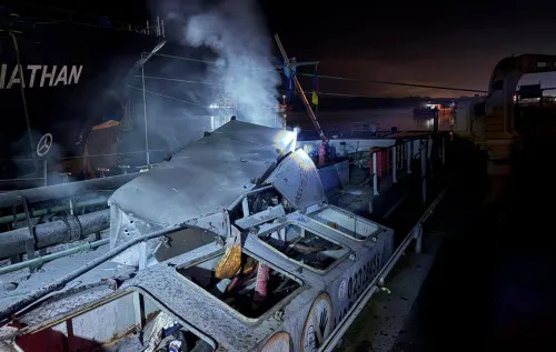 Намагаються зруйнувати логістику: на Одещині й Миколаївщині дрони РФ атакували три судна, на Львівщині під удар потрапила залізниця, – Кулеба Намагаються зруйнувати логістику: на Одещині й Миколаївщині дрони РФ атакували три судна, на Львівщині під удар потрапила залізниця, – Кулеба