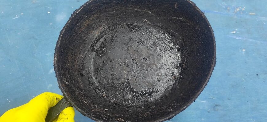 Сковорода з нагаром стала новою за ніч: серветки, нашатир та 1 пакет – покриття не пошкодила, а бруд зник Сковорода з нагаром стала новою за ніч: серветки, нашатир та 1 пакет – покриття не пошкодила, а бруд зник