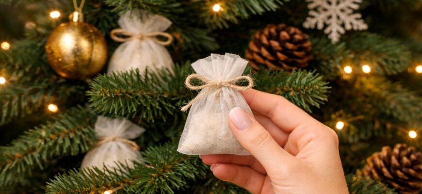 Ховаю 1-2 мішечки у гілках – і штучна ялинка пахне справжньою сосною: вдома панує хвойний аромат Ховаю 1-2 мішечки у гілках – і штучна ялинка пахне справжньою сосною: вдома панує хвойний аромат