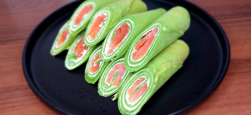 Замість “заїжджених” бутербродів з лососем на Новий рік готую зелені млинці з рибою: з’їдаються до гарячого Замість “заїжджених” бутербродів з лососем на Новий рік готую зелені млинці з рибою: з’їдаються до гарячого