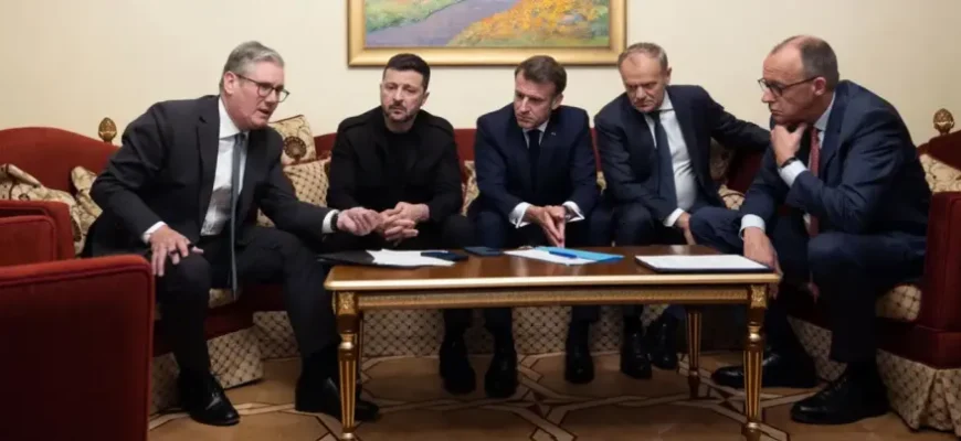 Лідери Європи провели термінові переговори щодо України через погрози Кремля, – Вloomberg Лідери Європи провели термінові переговори щодо України через погрози Кремля, – Вloomberg