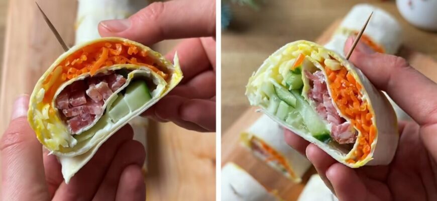 Ситні і дуже смачні: 2 ліниві закуски з лаваша за 10 хвилин – холодні ще смачніші, ніж гарячі Ситні і дуже смачні: 2 ліниві закуски з лаваша за 10 хвилин – холодні ще смачніші, ніж гарячі