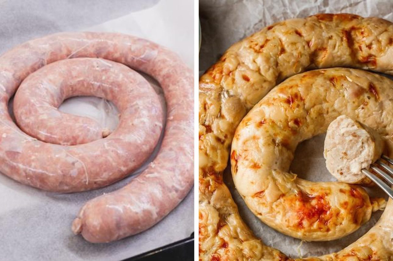 Кулінари розповіли, як приготувати домашню ковбасу з курячого фаршу Кулінари розповіли, як приготувати домашню ковбасу з курячого фаршу