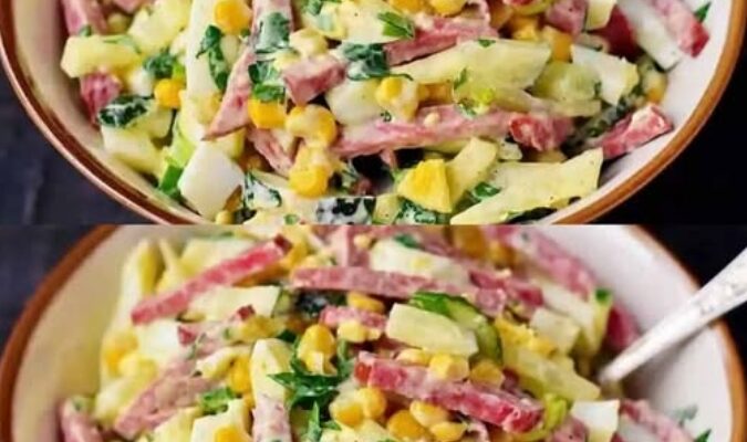 Майже щодня його готую! Салат «Ольга» — в 100 раз смачніший за Олівʼє та ідеально на кожен день Майже щодня його готую! Салат «Ольга» — в 100 раз смачніший за Олівʼє та ідеально на кожен день