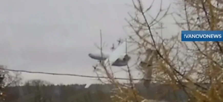 У РФ впав військово-транспортний літак Ан-22: ВІДЕО розвалу в повітрі У РФ впав військово-транспортний літак Ан-22: ВІДЕО розвалу в повітрі