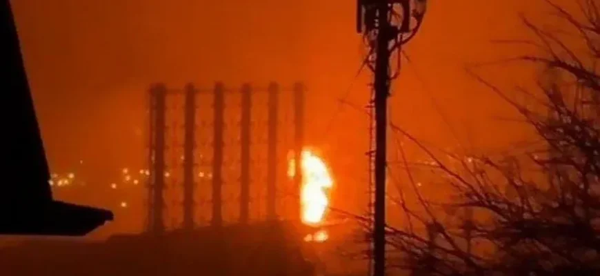 У російському Туапсе безпілотники атакували порт та нафтопереробний завод: спалахнули пожежі. ВІДЕО У російському Туапсе безпілотники атакували порт та нафтопереробний завод: спалахнули пожежі. ВІДЕО