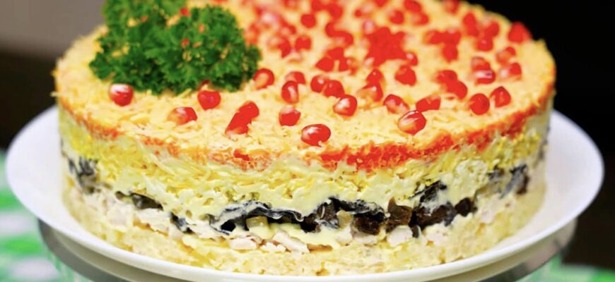 Салат “Тетяна” стане родзинкою новорічного столу – ідеальний вибір для зустрічі 2026-го Салат “Тетяна” стане родзинкою новорічного столу – ідеальний вибір для зустрічі 2026-го