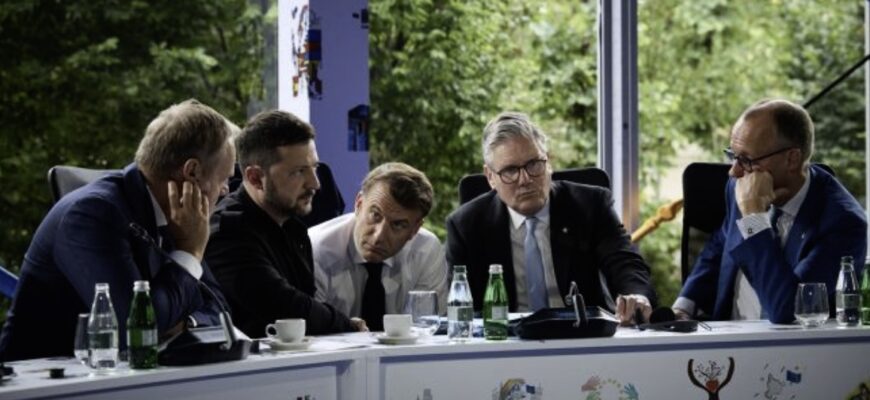 Європа переконує Зеленського не погоджуватися на виведення військ із Донбасу – Bloomberg Європа переконує Зеленського не погоджуватися на виведення військ із Донбасу – Bloomberg