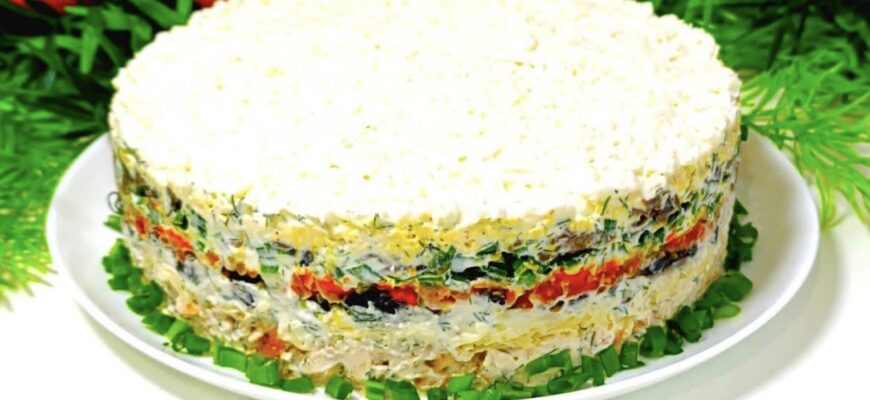 Салат «Сніговий ліс» — виглядає скромно на перший погляд, а на смак — це їжа Богів Салат «Сніговий ліс» — виглядає скромно на перший погляд, а на смак — це їжа Богів