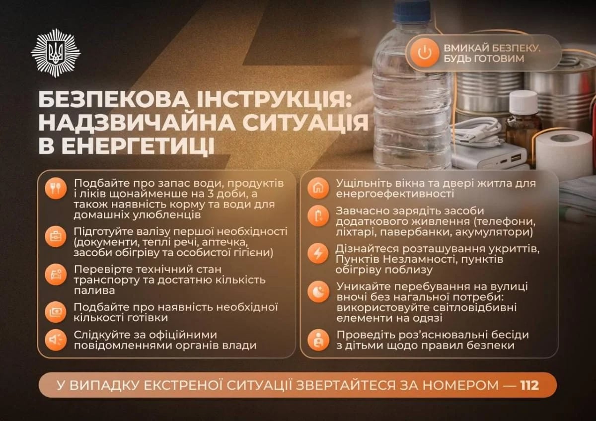 МВС радить зробити запаси їжі і води - чи є підстави для паніки МВС радить зробити запаси їжі і води - чи є підстави для паніки