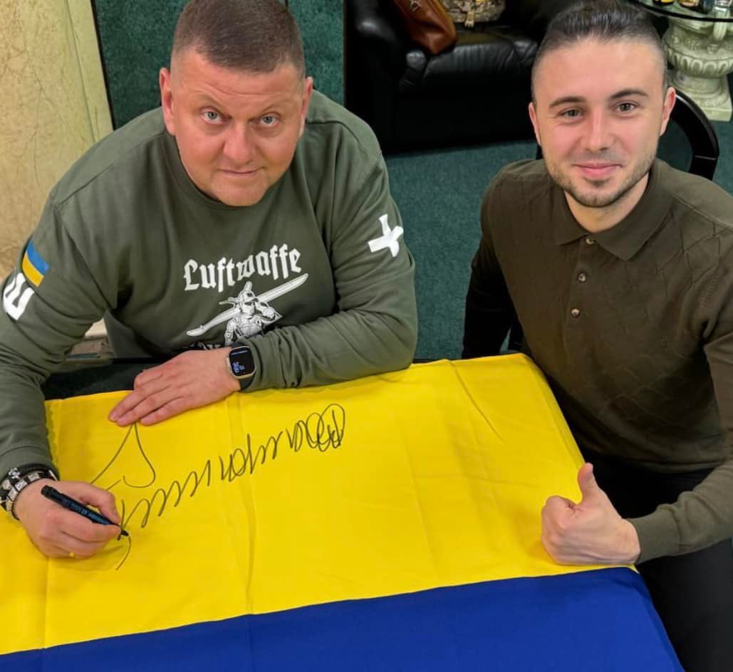 Тарас Тополя і Валерій Залужний