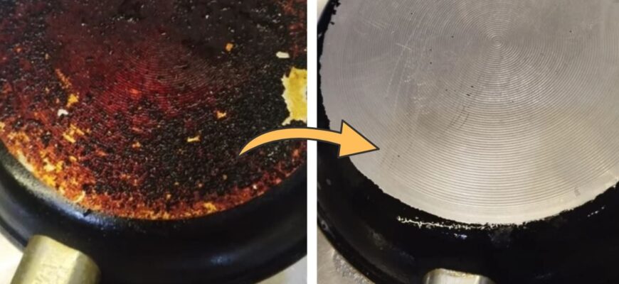 Старий метод спрацював: відмиваю сковорідку від нагару за 5 хвилин без соди й хімії – показую як Старий метод спрацював: відмиваю сковорідку від нагару за 5 хвилин без соди й хімії – показую як