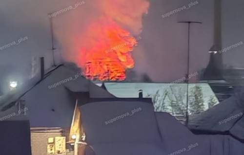 Дронова атака на Росію: горить завод Енергія Дронова атака на Росію: горить завод Енергія