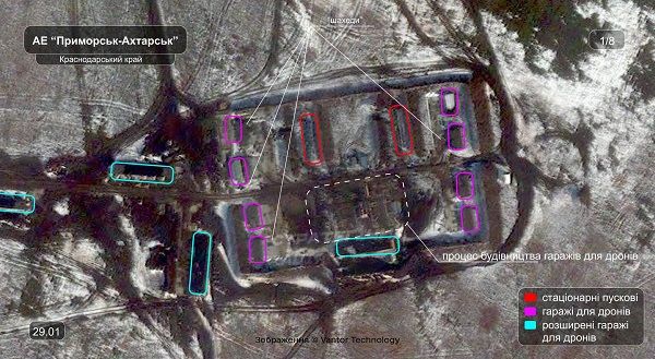 Нова мета для ракет ЗСУ: у Приморсько-Ахтарську будують майданчик для запуску понад 100 Shahed за раз Нова мета для ракет ЗСУ: у Приморсько-Ахтарську будують майданчик для запуску понад 100 Shahed за раз