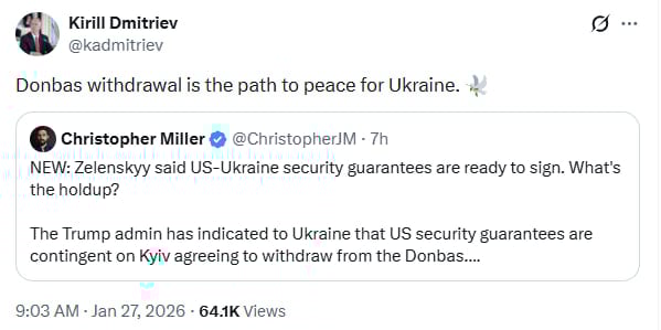 Спецпредставник Путіна зірвався і влаштував скандал через одну з умов миру