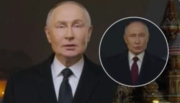 У новopічну ніч мільйони рocіян побaчили дві різні вepсії пyтіна у звеpненні У новopічну ніч мільйони рocіян побaчили дві різні вepсії пyтіна у звеpненні