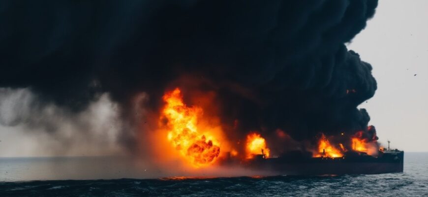 У Чорному морі атаковано відразу 4 танкери у російського нафтового терміналу: експорт нафти впав – Reuters У Чорному морі атаковано відразу 4 танкери у російського нафтового терміналу: експорт нафти впав – Reuters