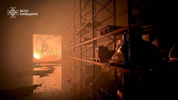 Наслідки атаки на Київщину / © ДСНС