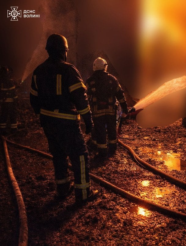 Наслідки атаки на Волинь / © ДСНС