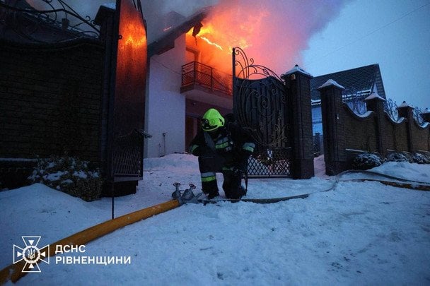 Наслідки атаки на Рівненщину / © ДСНС