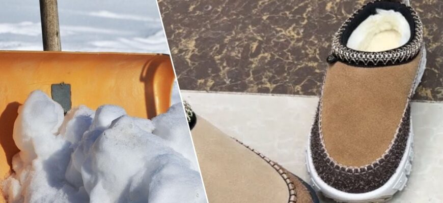 Стерла сліди від солі на шкіряних чоботях за 1 хвилину: протерла плями розчином — взуття знову як з вітрини Стерла сліди від солі на шкіряних чоботях за 1 хвилину: протерла плями розчином — взуття знову як з вітрини